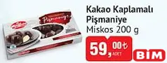 MİSKOS KAKAO KAPLAMALI PİŞMANİYE 200 G MİSKOS KAKAO KAPLAMALI PİŞMANİYE 200 G
